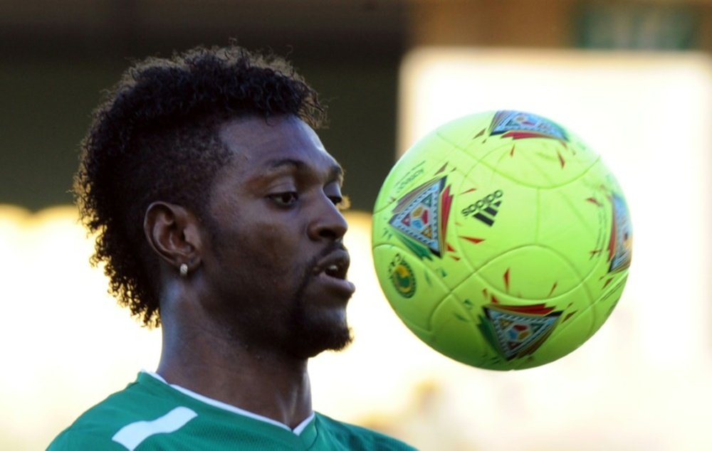 Adebayor es el líder de Togo en la Copa África. AFP