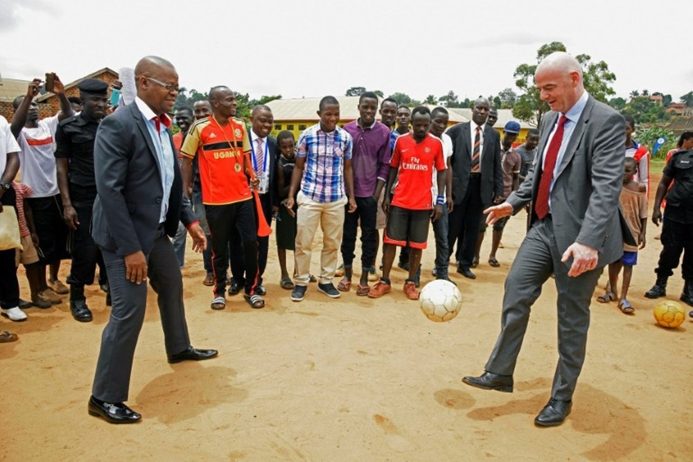 Le président de la fédération ougandaise de football Moses Magogo