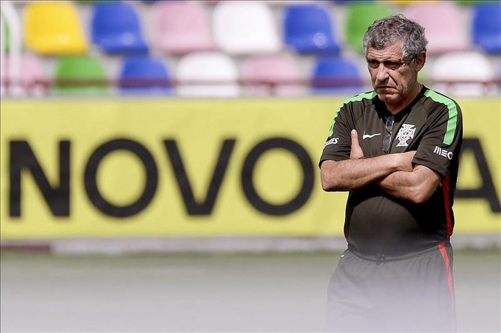 El entrenador de la selección portuguesa de fútbol Fernando Santos. EFE/Archivo