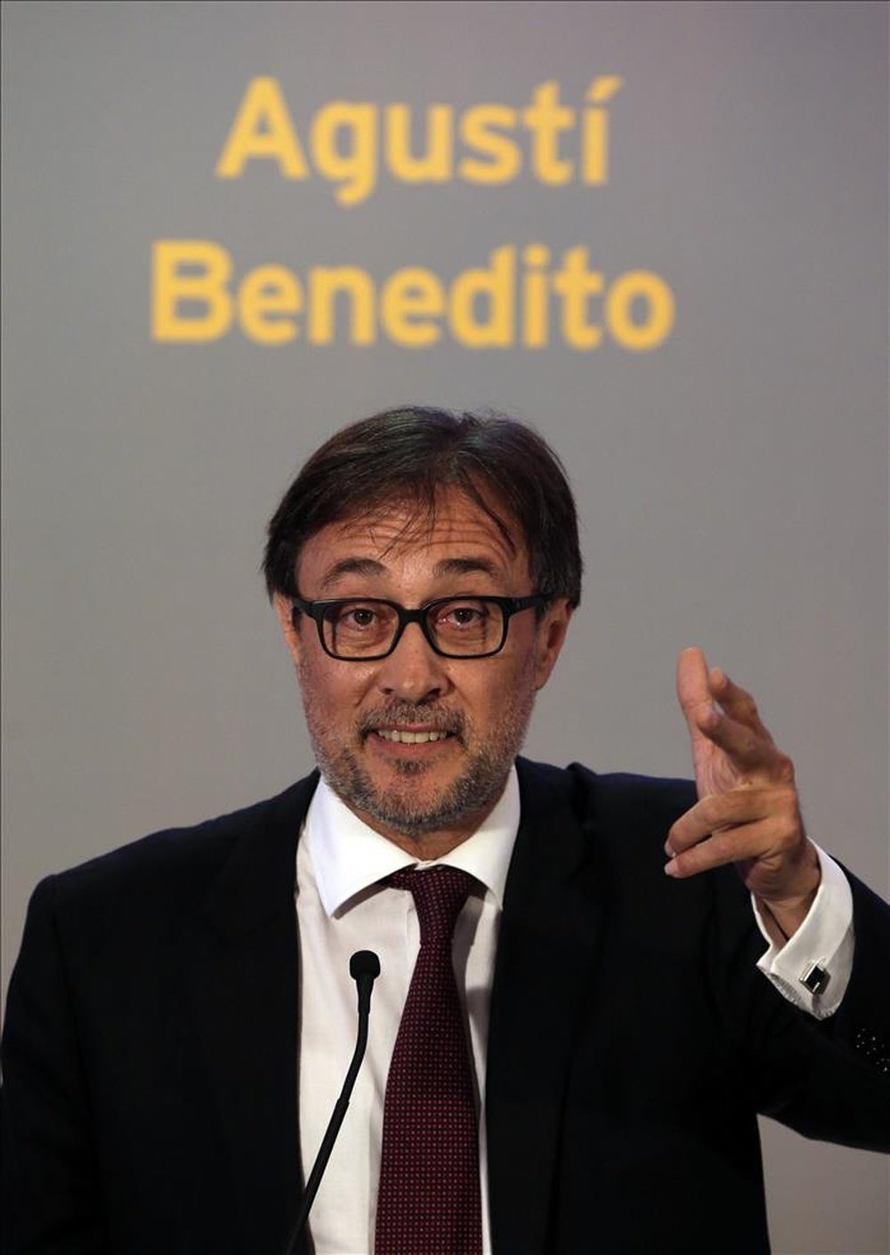 El precandidato a la presidencia barcelonista Agustí Benedito. EFE/Archivo