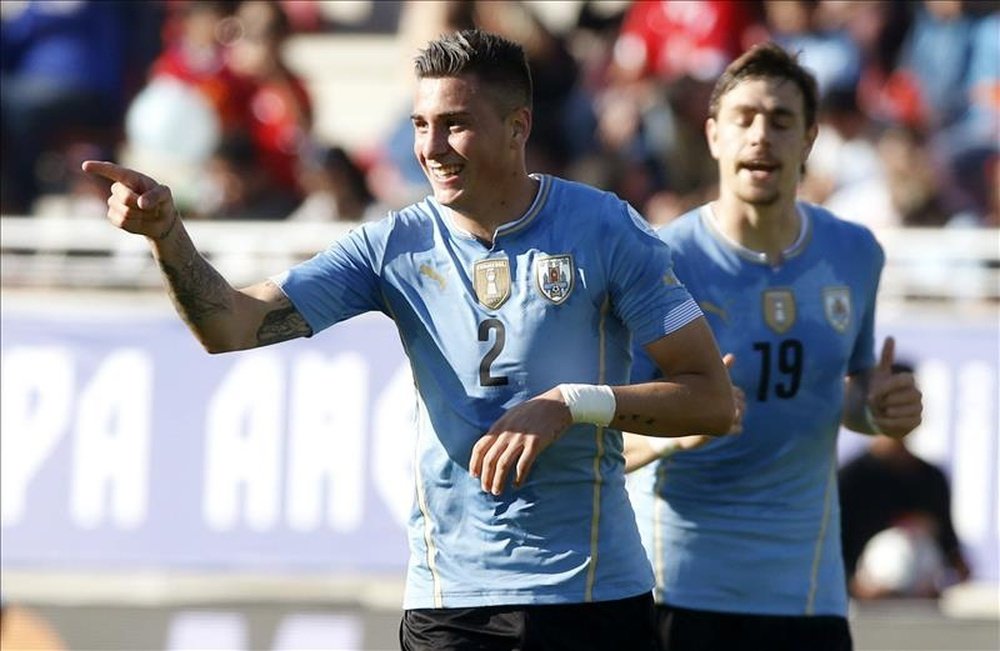 Giménez piensa que Uruguay tendrá alguna ventaja ante Paraguay. EFE