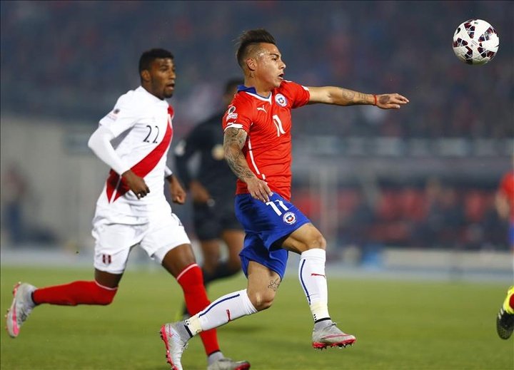 Vargas double as Chile sink Peru to reach Copa America final