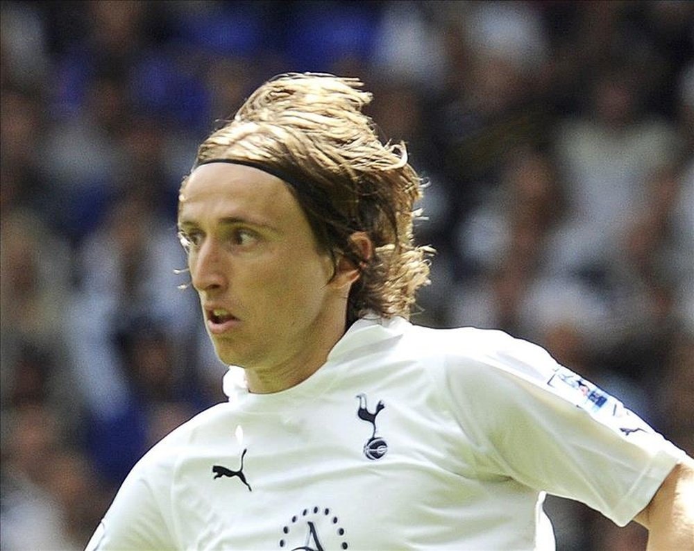 El centriocampista Luka Modric, cuando jugaba con el Tottenham. EFE/Archivo