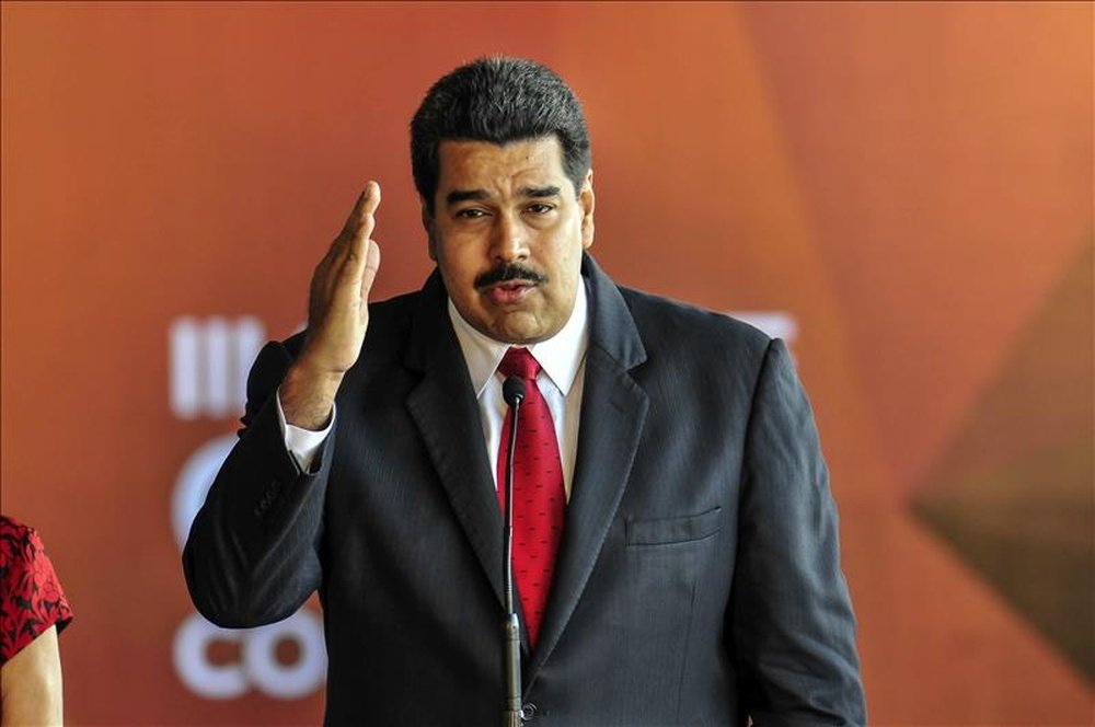 Maduro no se mordió la lengua ante los detractores. EFE