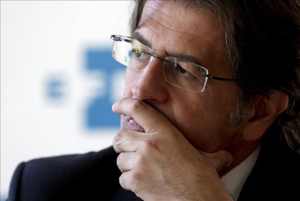 O ex-dirigente azul-grená comentou o erro arbitral no Real Madrid-Alavés. EFE/Arquiivo