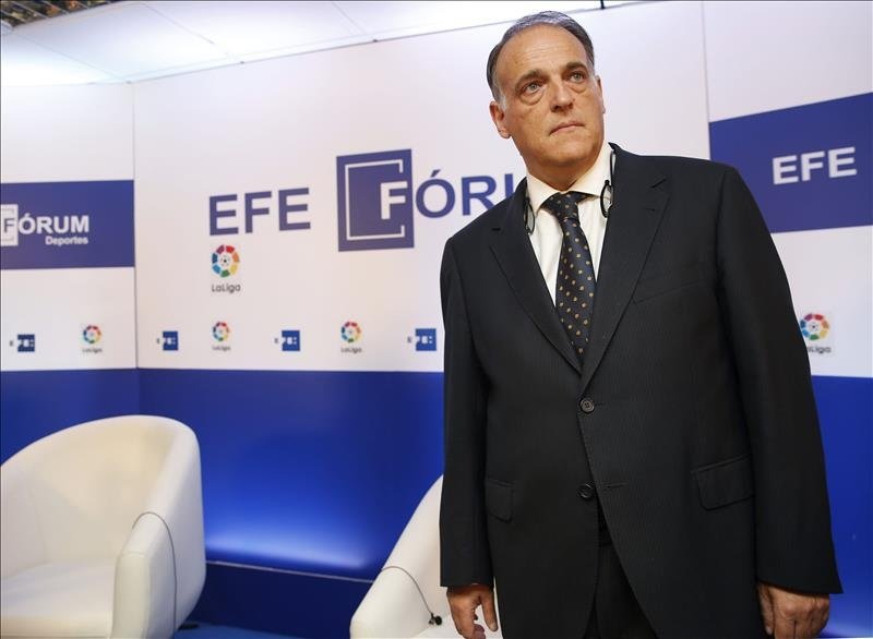 El presidente de la LFP, Javier Tebas. EFE/Archivo 