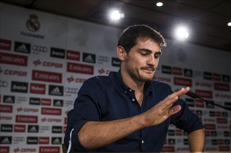 Casillas diz adeus ao Real Madrid