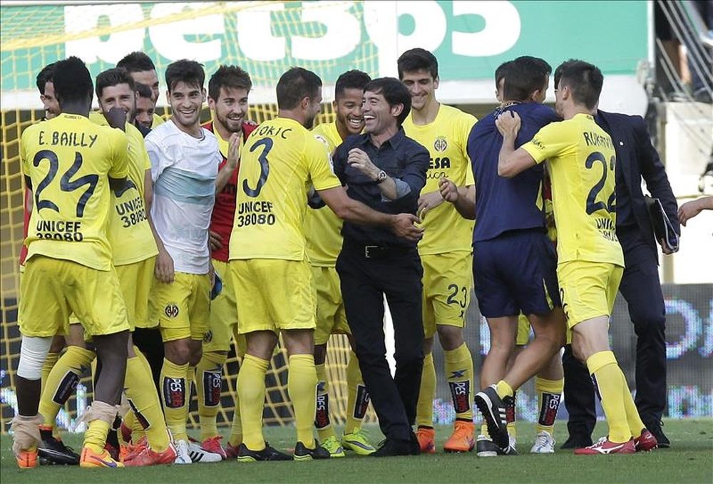 El Villarreal sigue soñando con la Champions. EFE