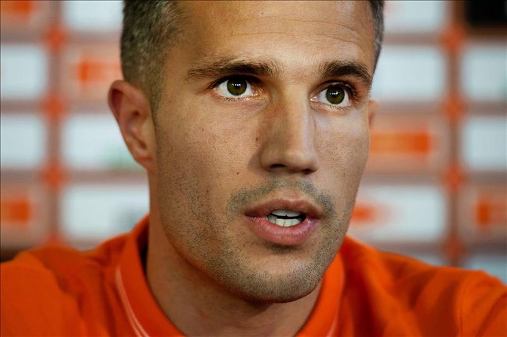 El jugador de la selección holandesa de fútbol, Robin van Persie. EFE/Olaf Kraak