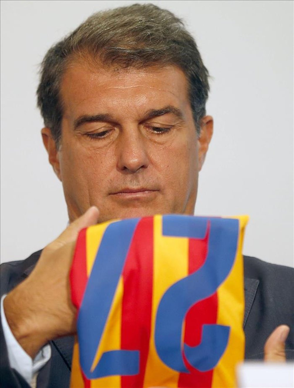 El candidato a la presidencia del FC Barcelona, Joan Laporta. EFE