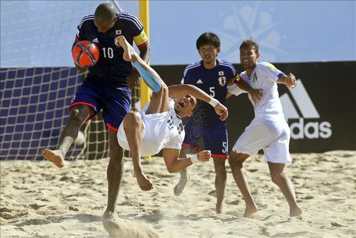 Portugal-Rusia e Italia-Tahití, semifinales en fútbol playa