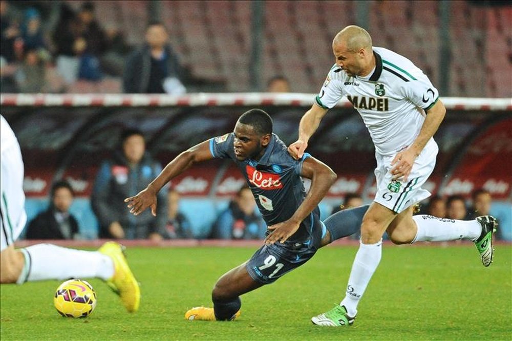 Duván Zapata marcó el gol del Udinese en la salvación con el Atalanta. EFE/Archivo