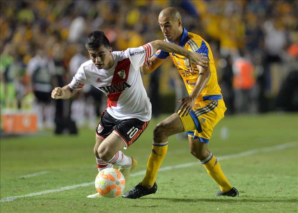Gonzalo Martínez tiene ofertas para salir de River Plate. EFE