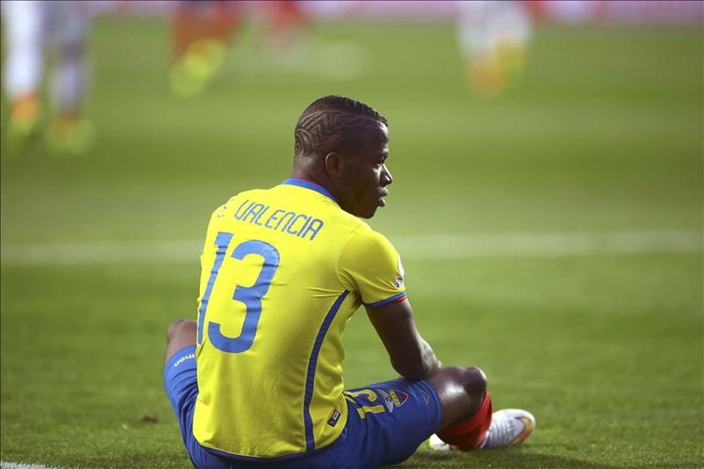 El delantero ecuatoriano Enner Valencia. EFE/Archivo