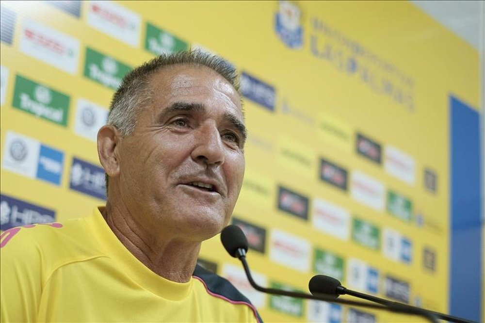 El entrenador de la Unión Deportiva Las Palmas, Paco Herrera. EFE/Archivo