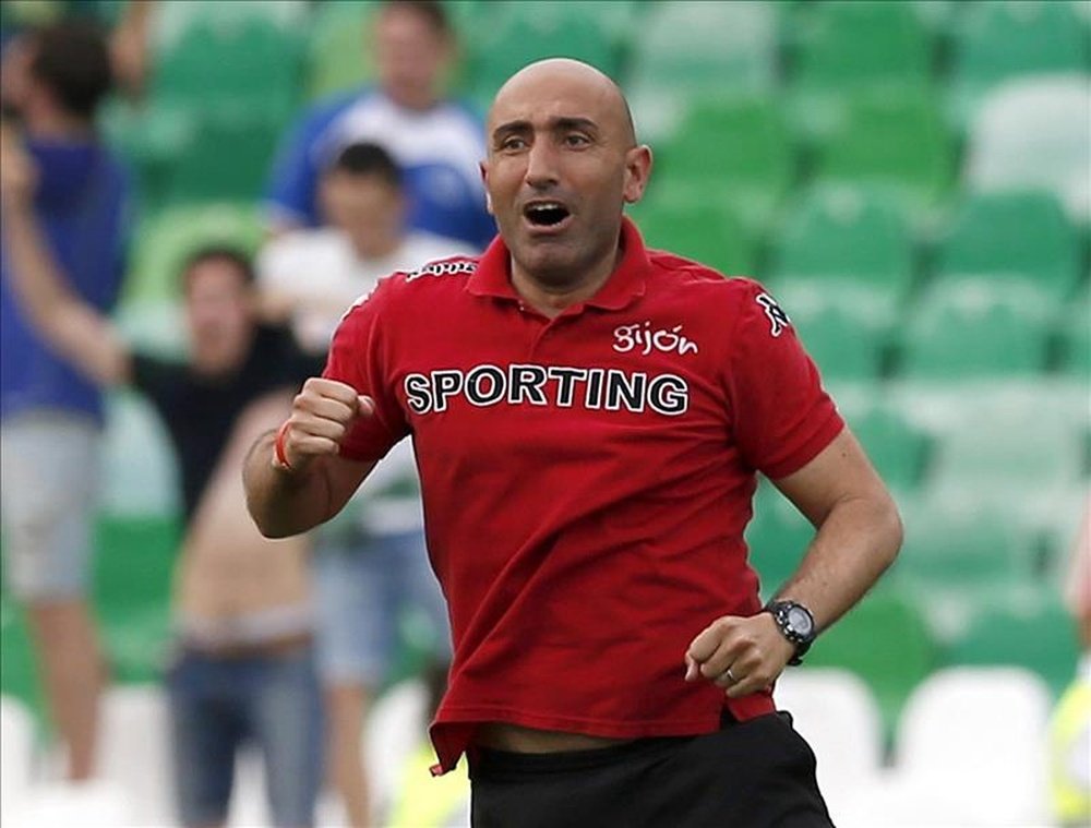 El entrenador del Sporting de Gijón, Abelardo Rodriguez. EFE/Archivo