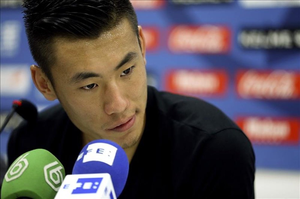 El futbolista chino Zhang Chengdong. EFE/Archivo