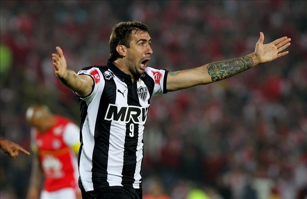 El jugador de Atlético Mineiro de Brasil Lucas Pratto. EFE/Archivo