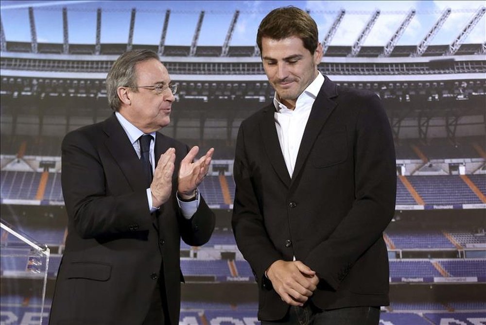 Florentino esclarece saída de Casillas. EFE