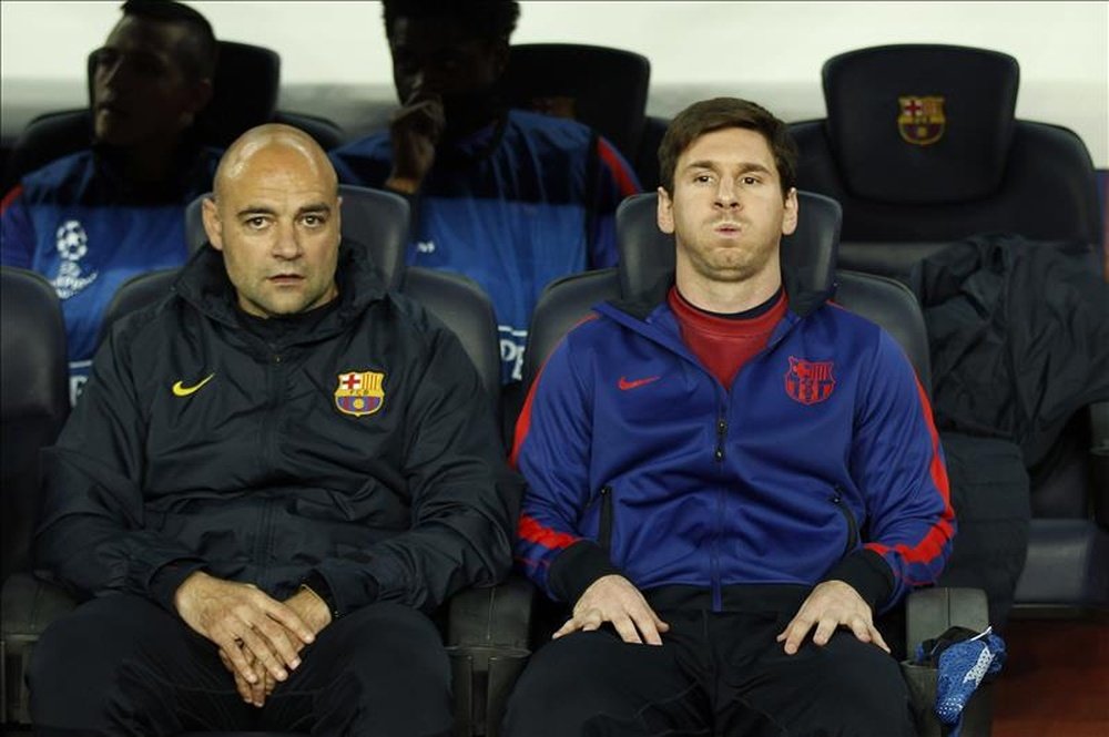 Gatti vê Messi no banco de reservas. EFE/Arquivo
