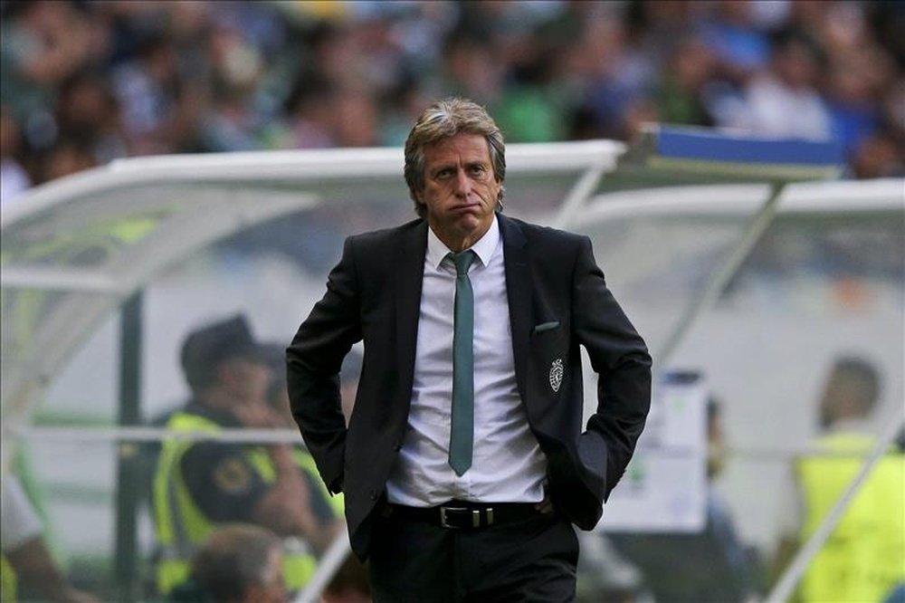 O técnico 'leonino' não deixou de comentar o resultado do Benfica. EFE/Archivo