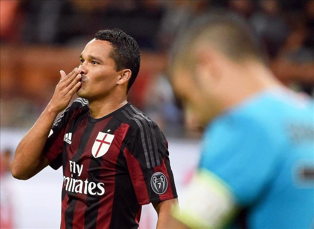 Bacca spent two seasons at AC Milan before moving to Villarreal on loan. EFE/EPA