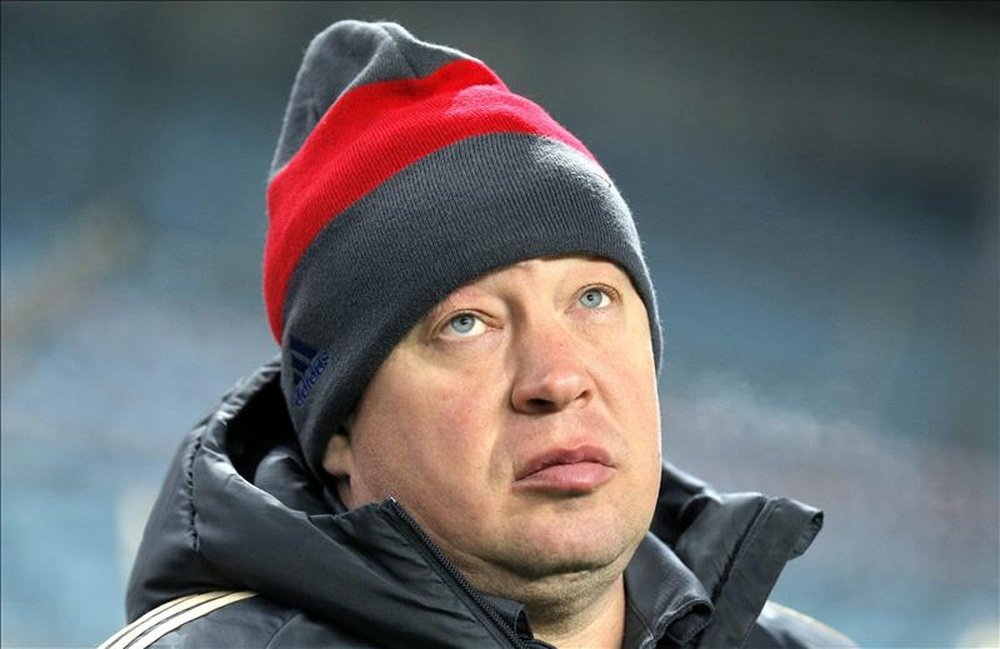 El director técnico del CSKA Moscú, Leonid Slutski. EFE/Archivo