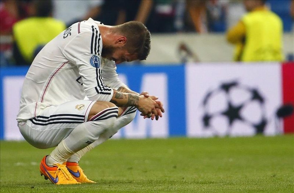 El defensa del Real Madrid Sergio Ramos. EFE/Archivo