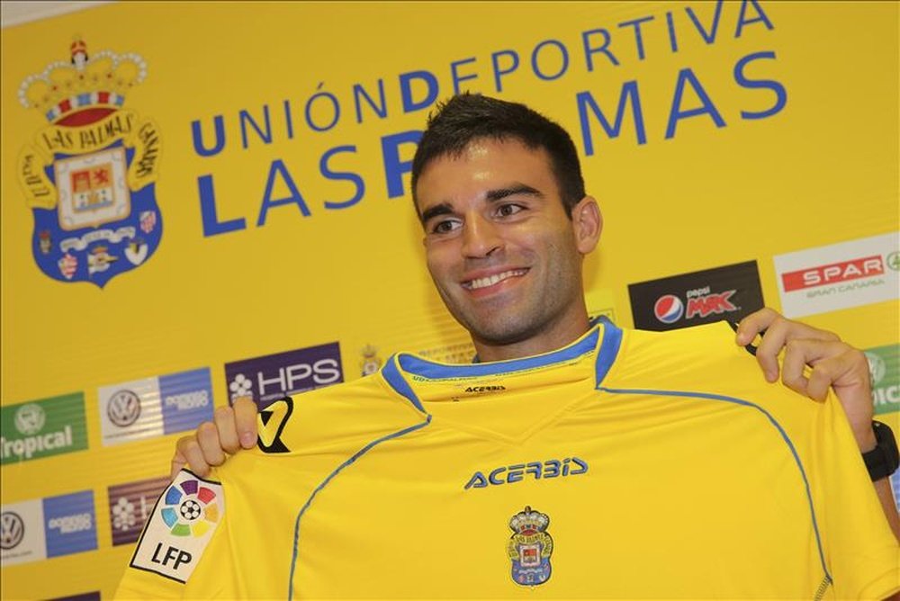 El jugador de la Unión Deporivia Las Palmas Javier Garrido. EFE/Archivo