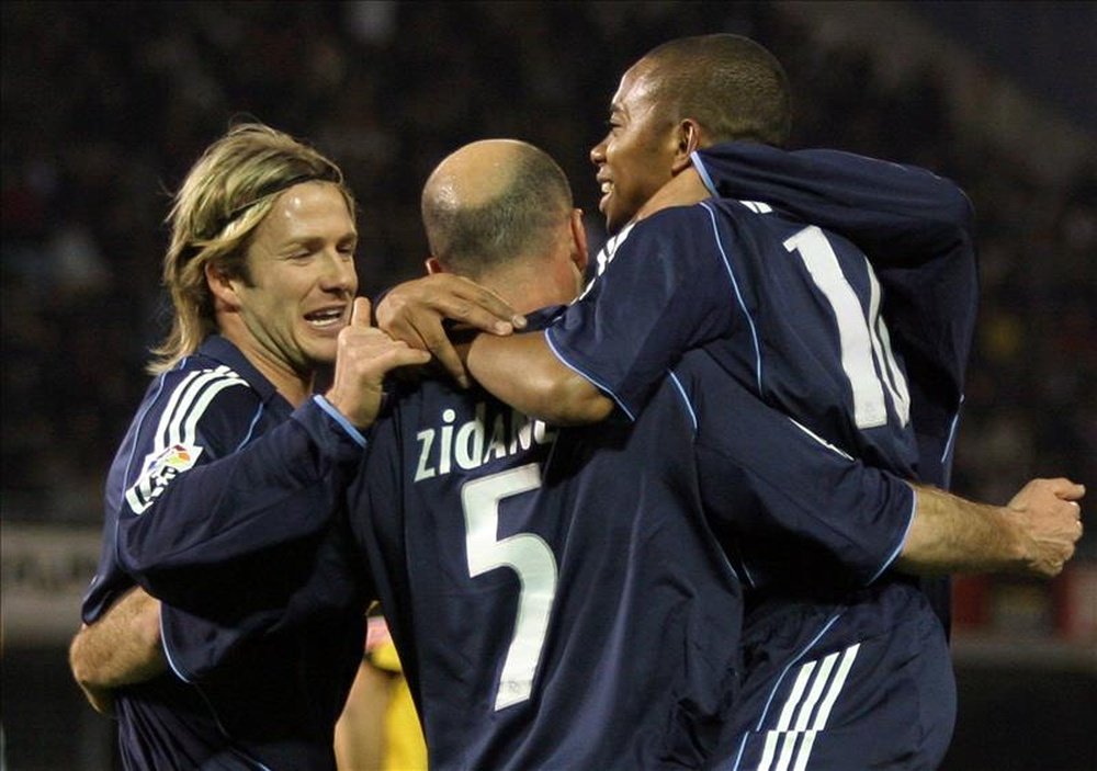 Beckham recordó el cariñoso agradecimiento de Zidane antes de su retirada. EFE/Archivo