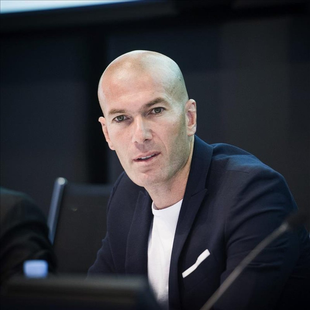 El entrenador francés del Real Madrid Castilla, Zinedine Zidane. EFE/Archivo