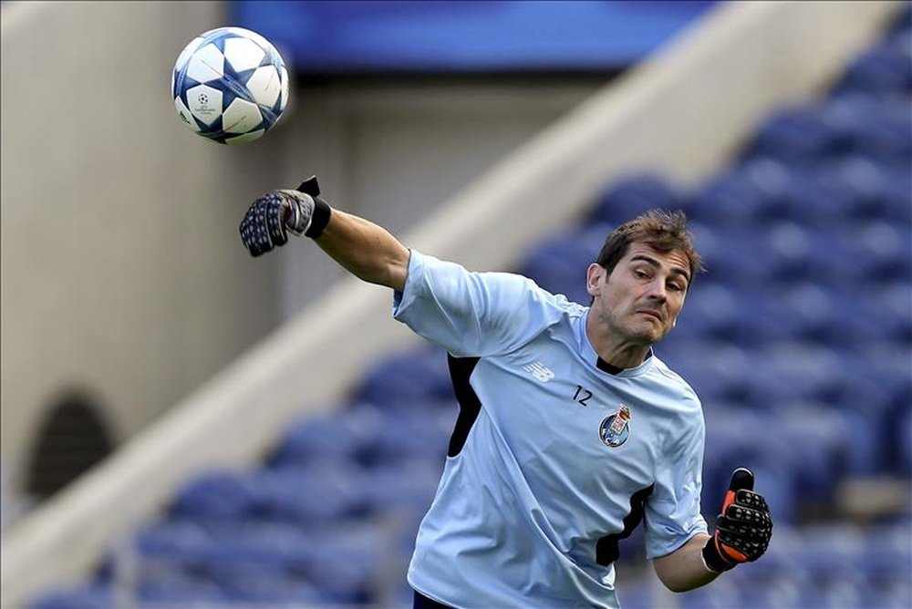 El portero del Oporto, el español Iker Casillas. EFE/Archivo