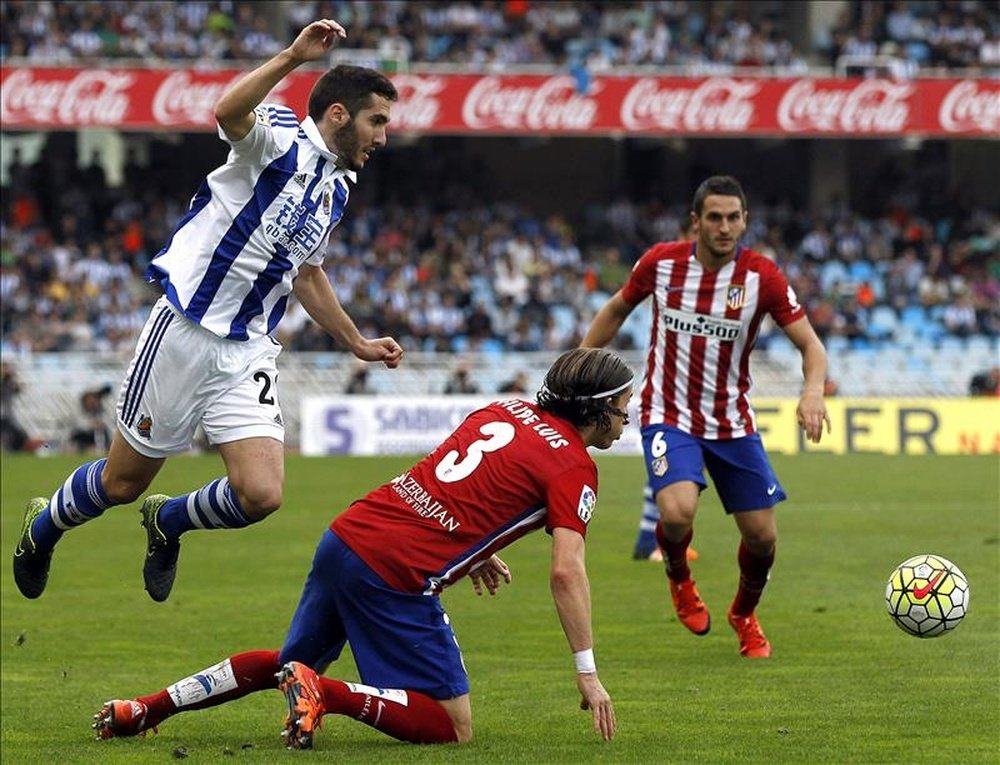 Joseba Zaldua teme un partido muy disputado por parte del Málaga. EFE