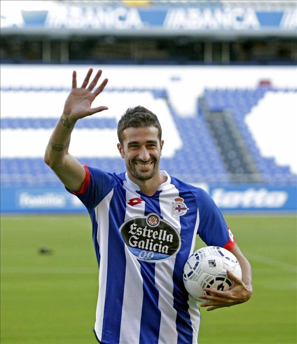 Cani dice adiós al Deportivo tras una temporada en el club gallego. EFE