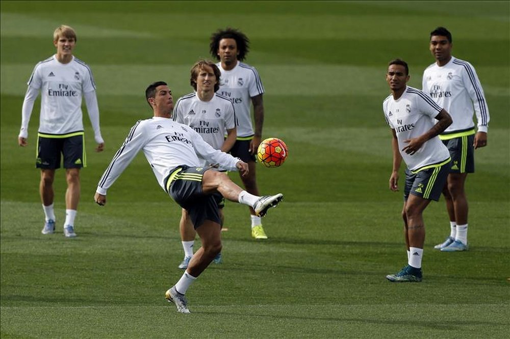 Real Madrid training session. EFE