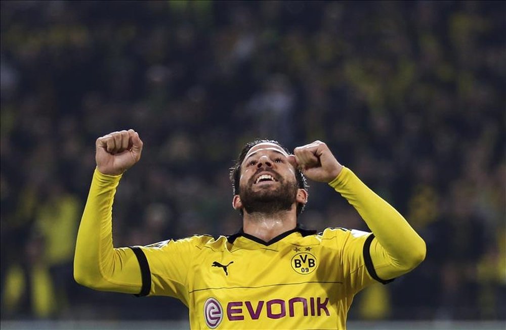 Le milieu du Borussia Gonzalo Castro, à Dortmund lors du match de Coupe d'Allemagne. AFP