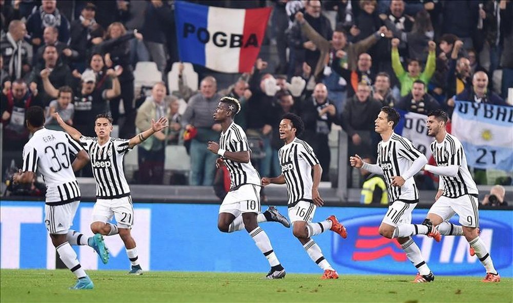 The France international teed up Stephan Lichtsteiner for Juves equaliser. EFE/EPA