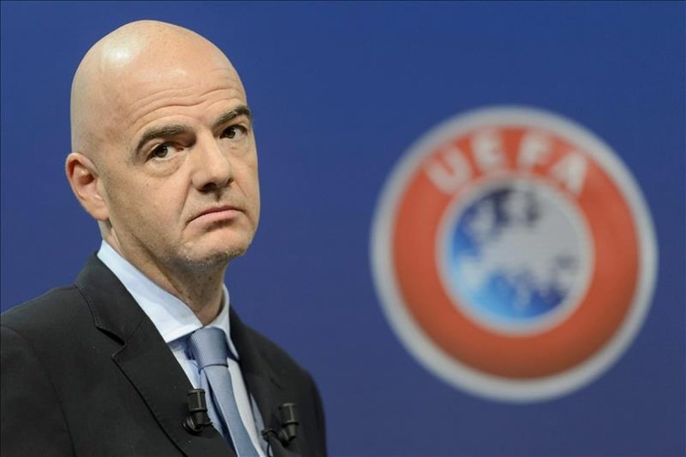 Gianni Infantino, actualmente secretario general de la UEFA. EFE/Archivo