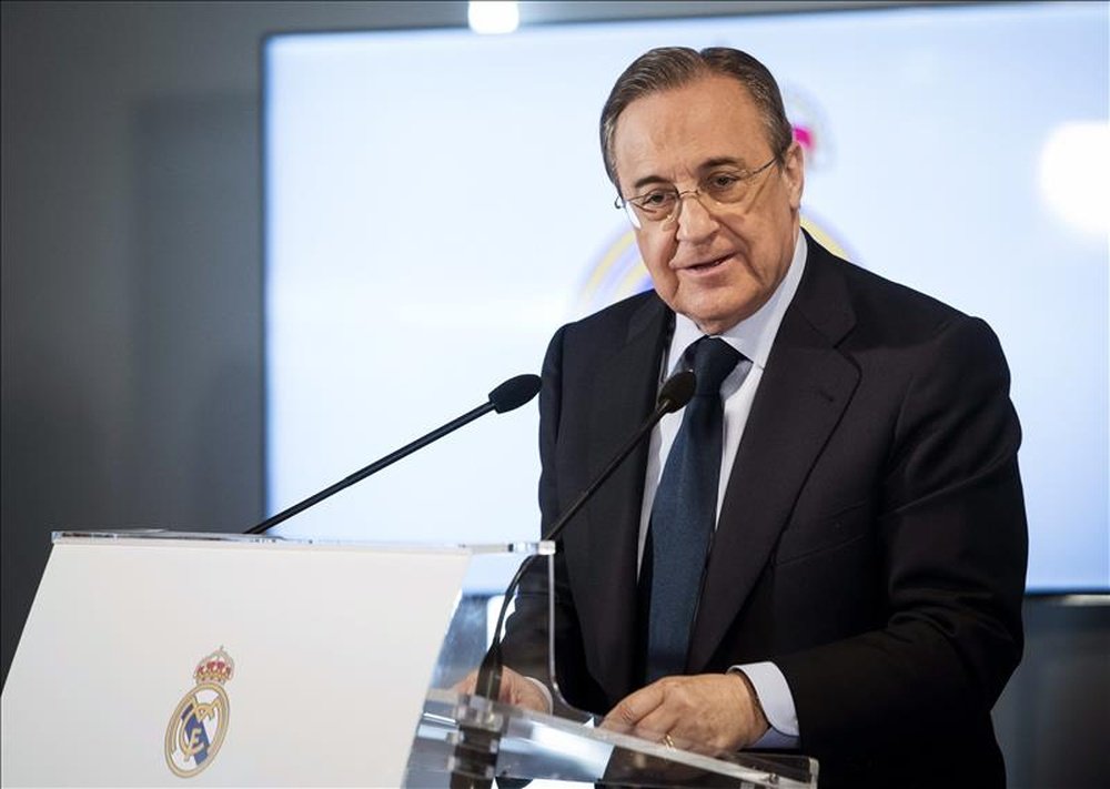 El presidente del Real Madrid, Florentino Pérez. EFE/Archivo