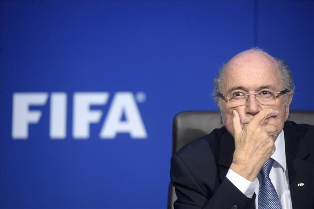 El suizo Joseph Blatter, presidente de la FIFA suspendido temporalmente por el Comité de Ética de la organización. EFE