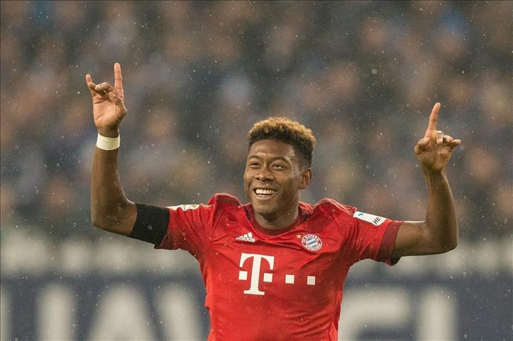 Bayern Munich's David Alaba wants to play a more advanced role in midfield. EFE/EPA
