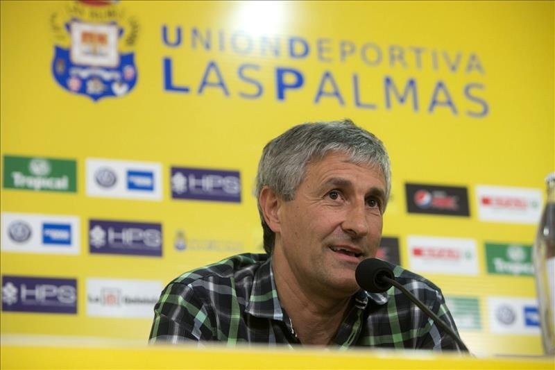 El entrenador de la UD Las Palmas, Quique Setién. EFE/Archivo