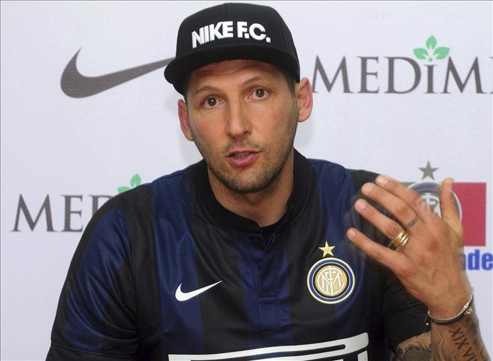 El exfutbolista italiano, Marco Materazzi, ayer en en Bangalore, India. EFE