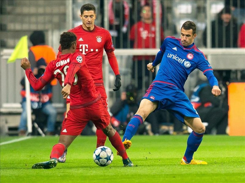 Olympiacos are looking ahead to the Group F decider against the Gunners. EFE