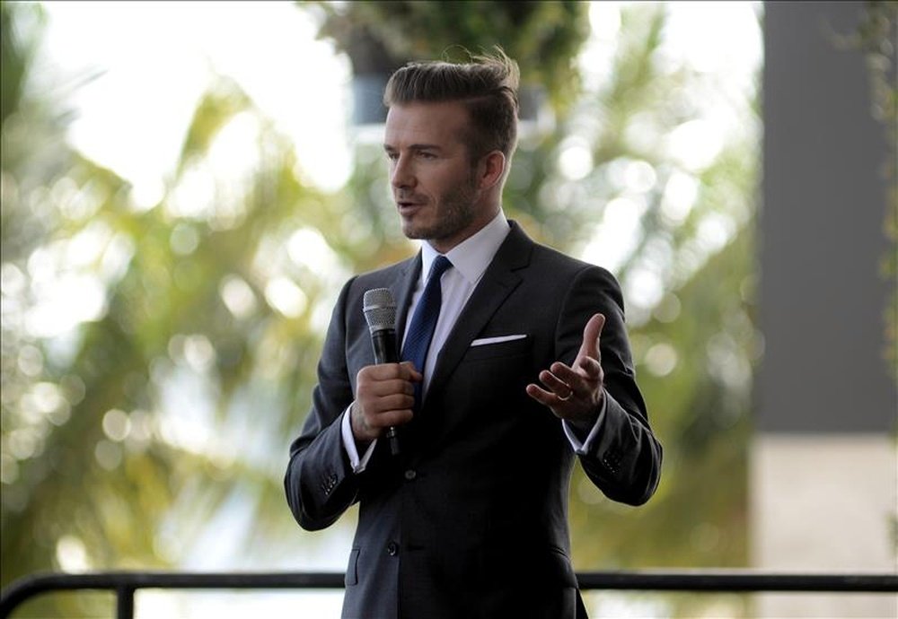 David Beckham estaría interesado en ser embajador del Real madrid. EFE