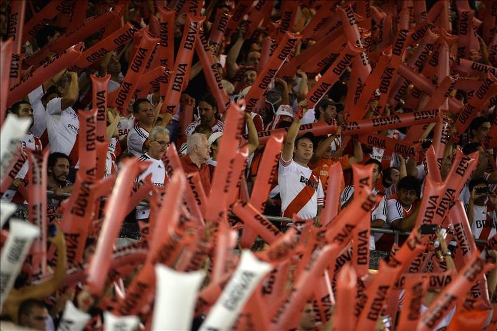 Aficionados de River Plate. EFE/Archivo