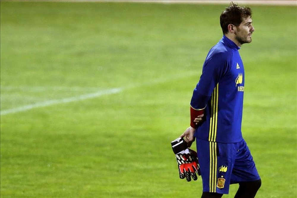 El guardameta de la selección española de futbol, Iker Casillas. EFE/Archivo