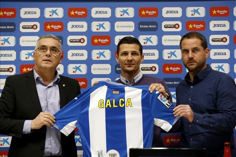Joan Collet no cree que Galca vaya a ser el entrenador del Espanyol en la 2016-17. Archivo/EFE
