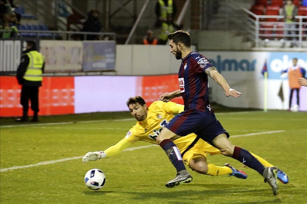El delantero del Eibar es uno de los mejores goleadores nacionales de la temporada. EFE