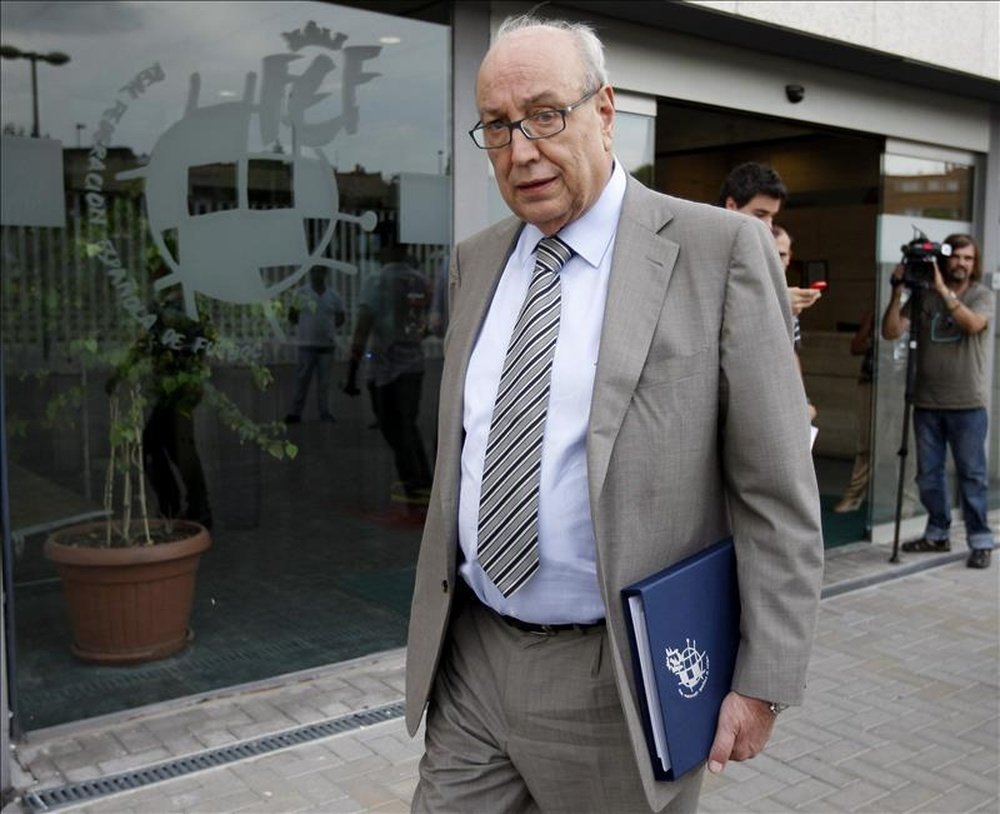 El presidente del Murcia, Jesús Samper. EFE/Archivo
